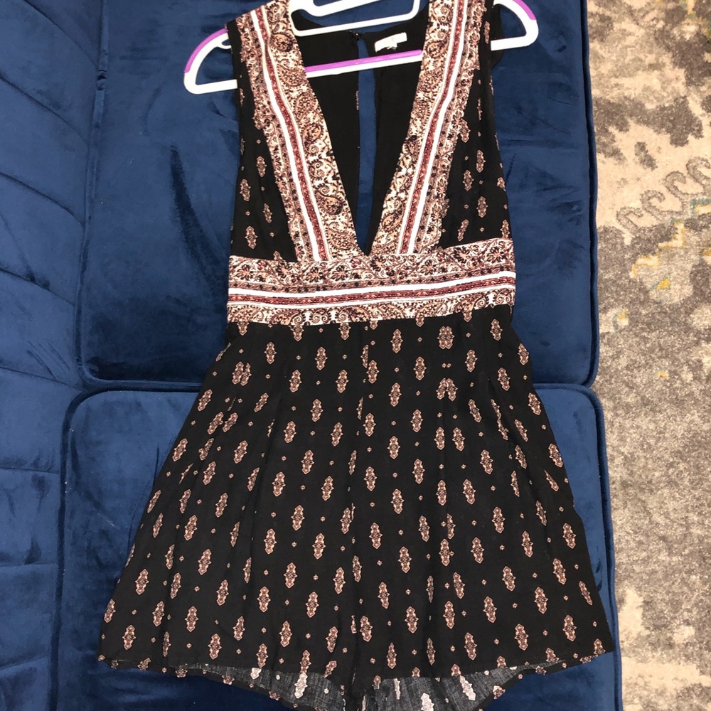 Urban Outfitters Deep V Romper